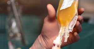 image of blood plasma for article Is plasma from COVID-vaccinated donors safe