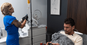 Ben Greenfield at Austin Regenerative Therapy for Young Plasma Exchange